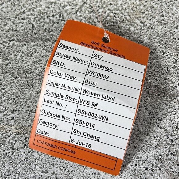 NWT Soft Science Durango Canvas Striped Slip On Sneakers Shoes Size 8 - Picture 8 of 8